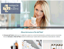 Tablet Screenshot of farmacia-del-puerto.com